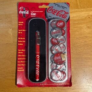 NWT Coca-Cola Collectible Ball Pen with Special Collection Gift Tin